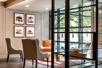 Social lounge space